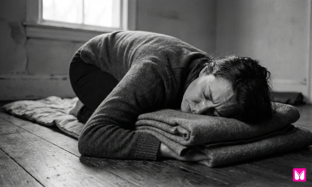 Savasana or corpse pose