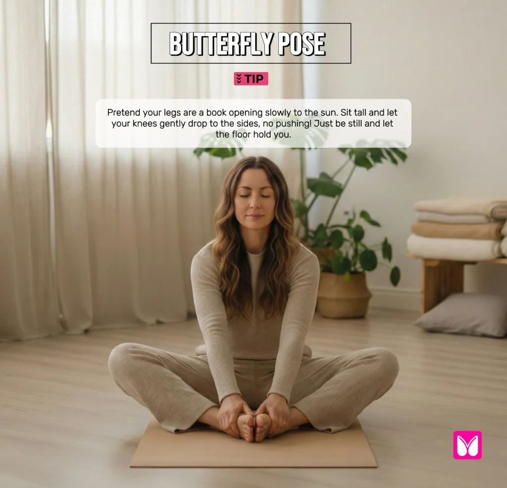 butterfly pose as a yoga pose