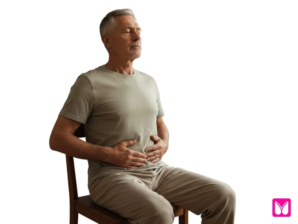 Pranayama breathing practice for seniors with arthritis to reduce inflammation