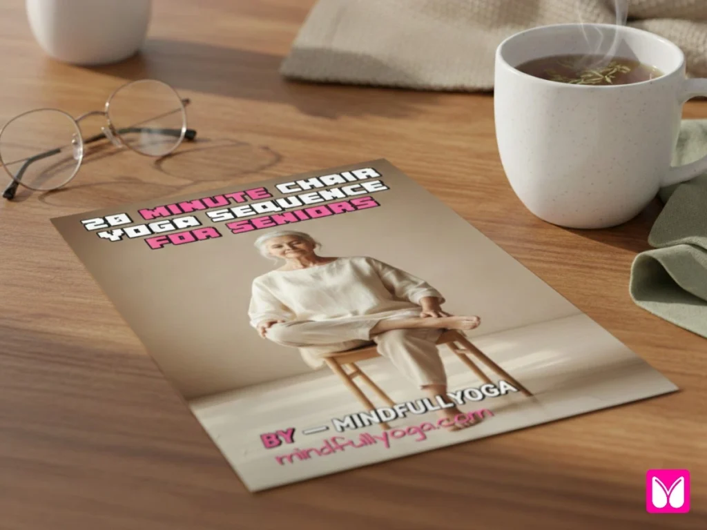 Free printable chair yoga for seniors with arthritis PDF guide