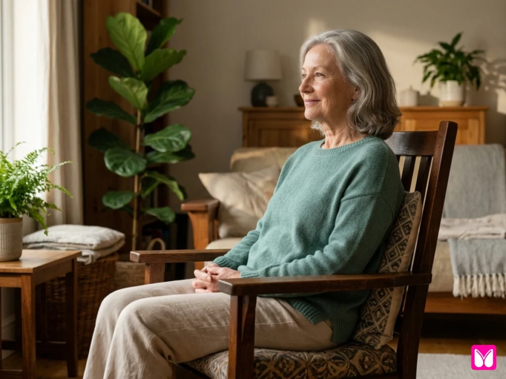 A senior woman giving a confident smile and a thumbs up. The text "FINAL VERDICT" confirms that chair yoga is a legitimate, effective tool for senior wellness when approached with realistic expectations.